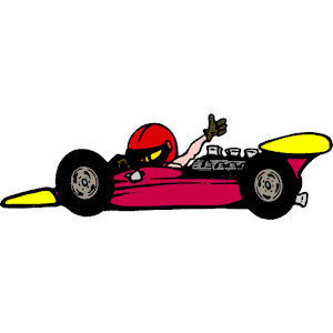 Nascar race car clipart
