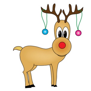 Printable Christmas Reindeer Clipart