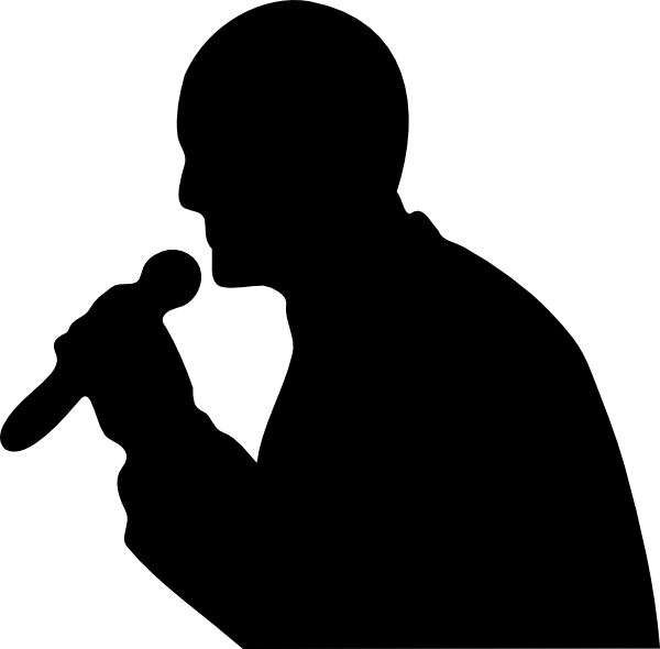 Microphone Silhouette Clipart