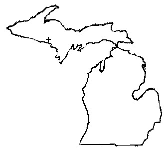 Michigan Outline Clipart