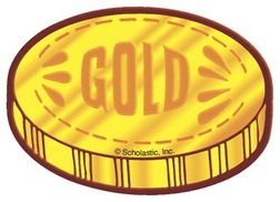 Gold coin clipart free