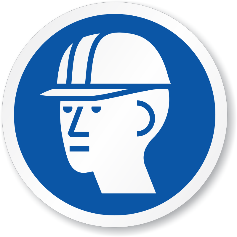 Hard Hat Signs - Wear Hard Hats Signage | Buy Online