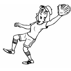 softball player Colouring Pages (page 2)