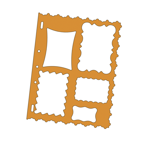 Fiskars Shape Template (Frames): Debbi Moore Designs