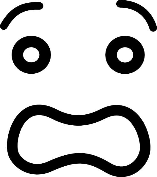 Worried Face Smiley