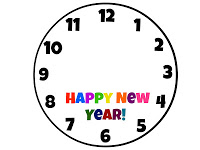 Clock Hats for New Year's Eve (Make Your Own) ~ Reading Confetti