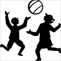 Free clip art silhouette children Free vector for free download ...