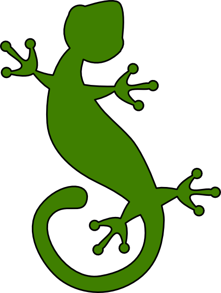 Free gecko clipart