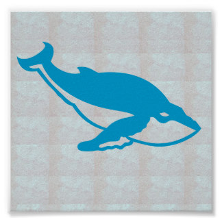Whale Graphic Posters | Zazzle