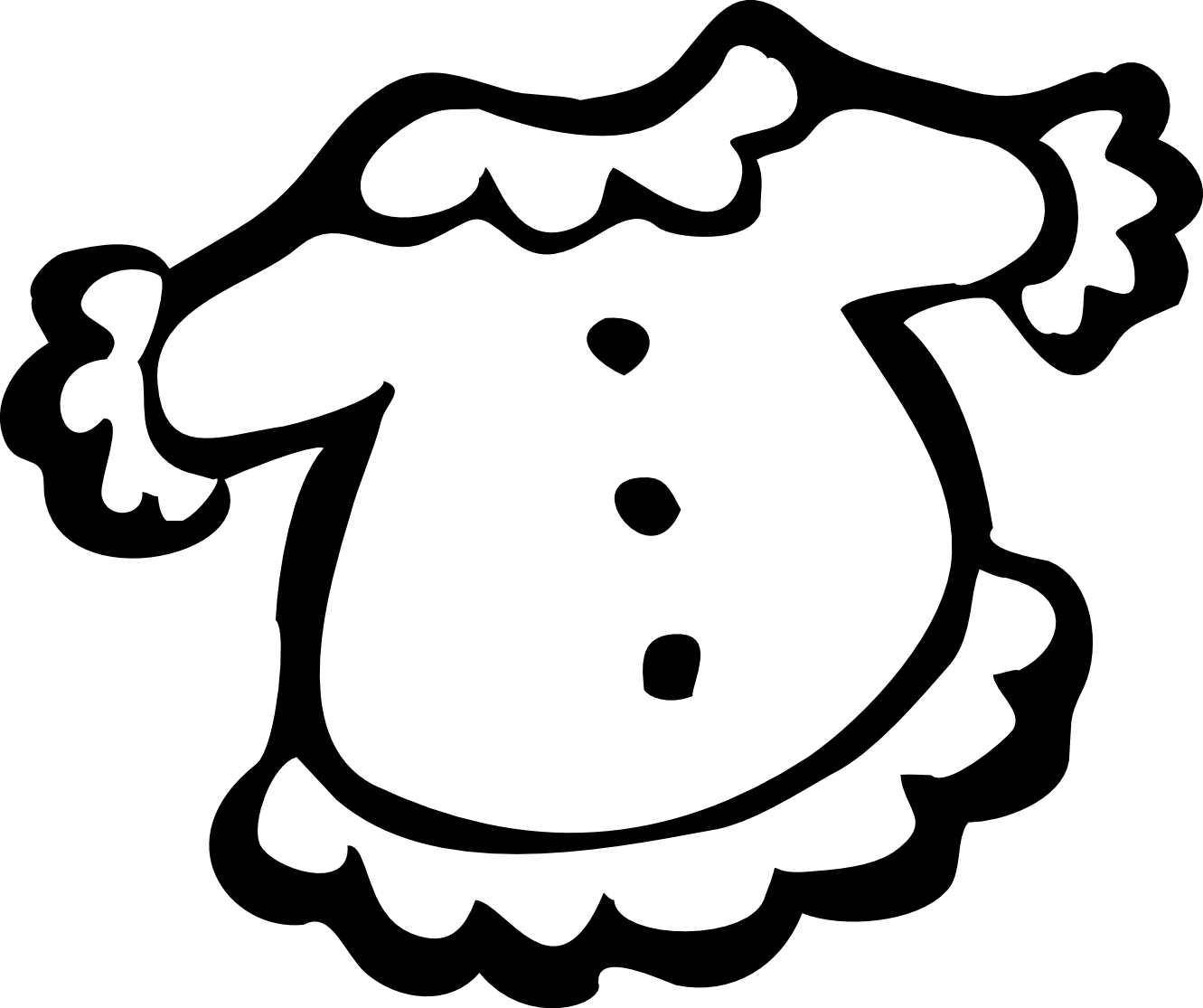 Clothes Black And White Clipart
