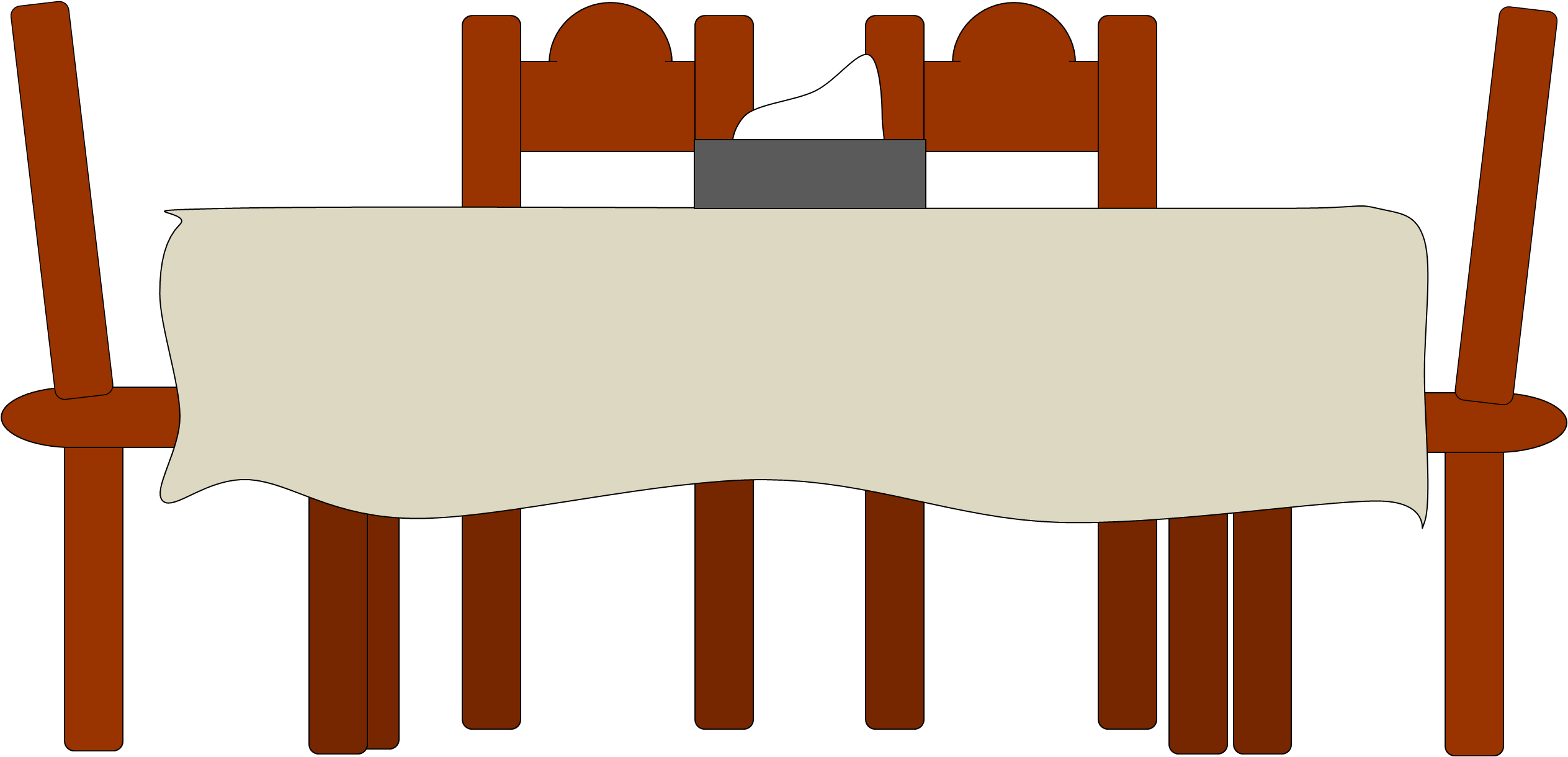 Dinner Table Clip Art - Free Clipart Images