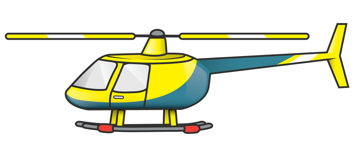 Cute Helicopter Clipart
