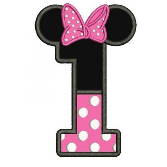 Girl 1st birthday clipart