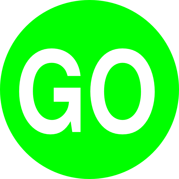 Green Go Sign Clipart