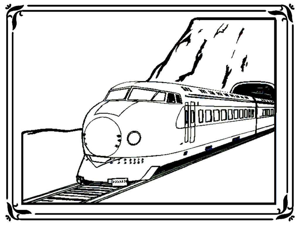 47 Best and Free Printable Train Coloring Pages - Gianfreda.net