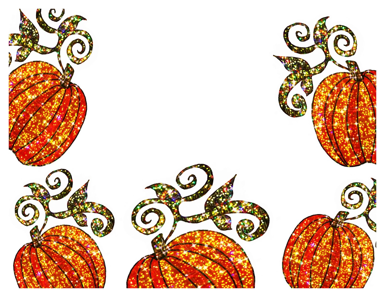 Pumpkin Border Clipart