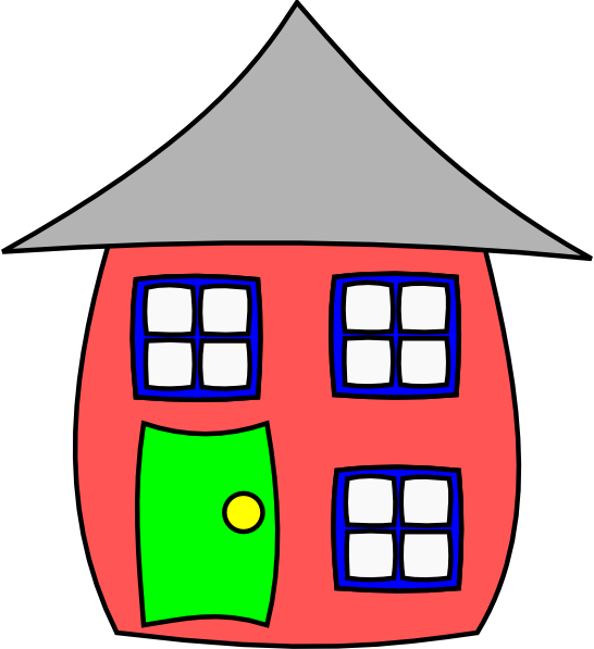 Animated house clipart