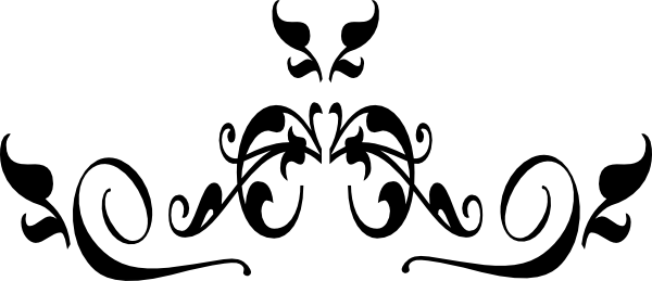 Black scroll clipart