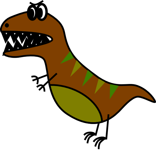 Blue T-rex Art Clip Art - The Cliparts