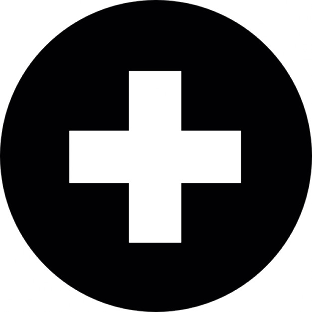 Plus symbol in a circle Icons | Free Download