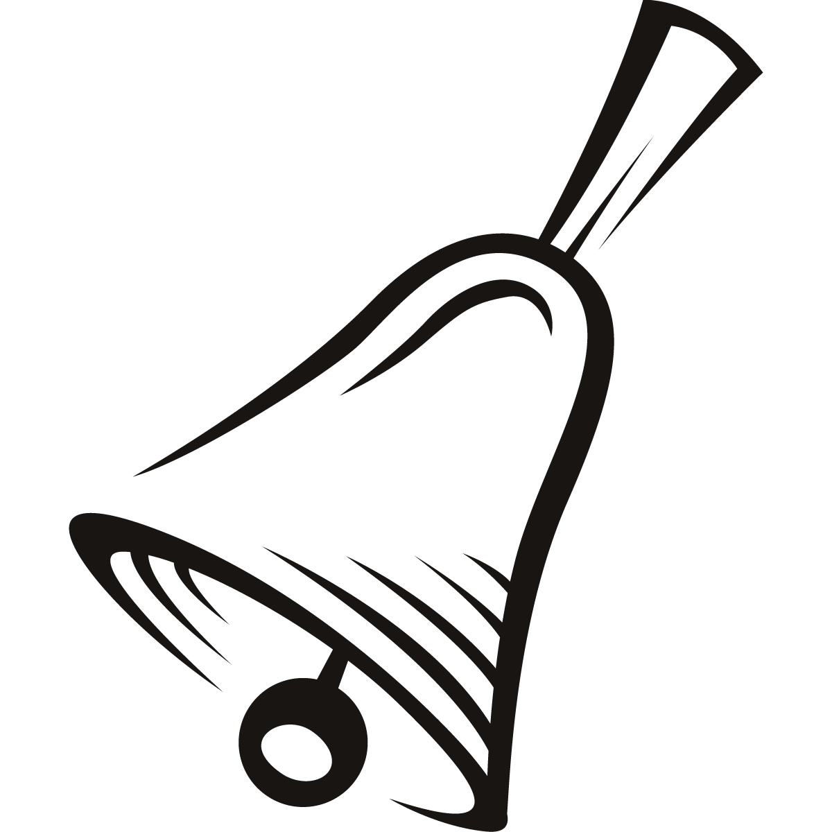 Bell Black And White Clipart