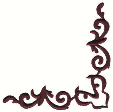 Corner Scrollwork Embellishment | Production Ready Artwork for T ...