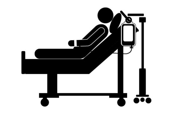 Patient In Hospital Bed Clipart