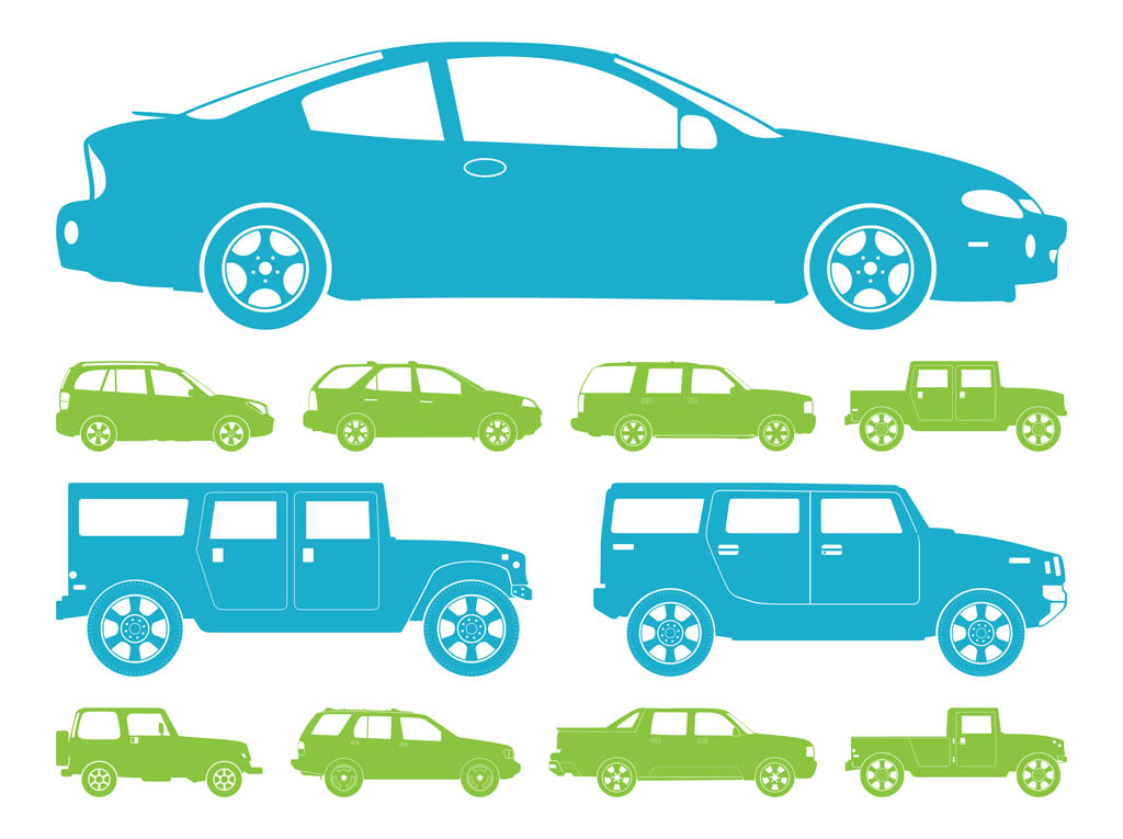 Car Silhouettes Graphics Vector Art & Graphics | freevector.com