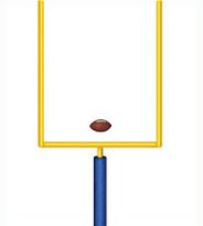 Field goal post clip art