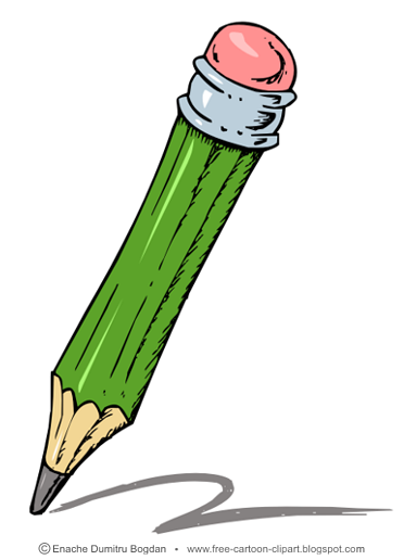 Free cartoon pencil clipart