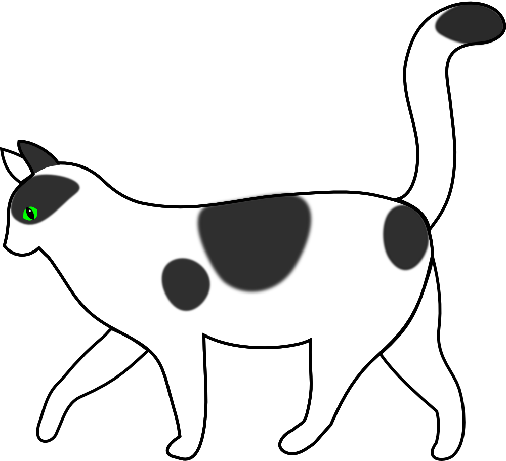 A Sad Cat Clip Art - ClipArt Best