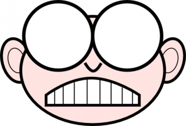Angry clip art Nerd | Download grátis de vetores