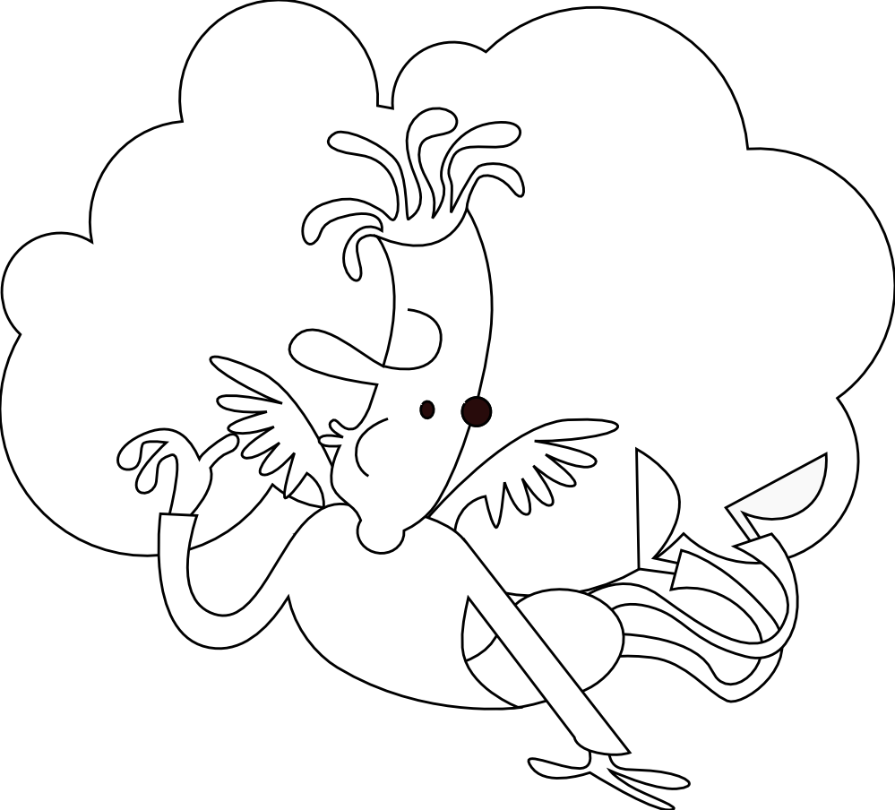 Clip Art: angel wings black white line tweet ...