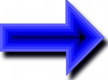 Download Arrow Set With Depth clip art Vector Free