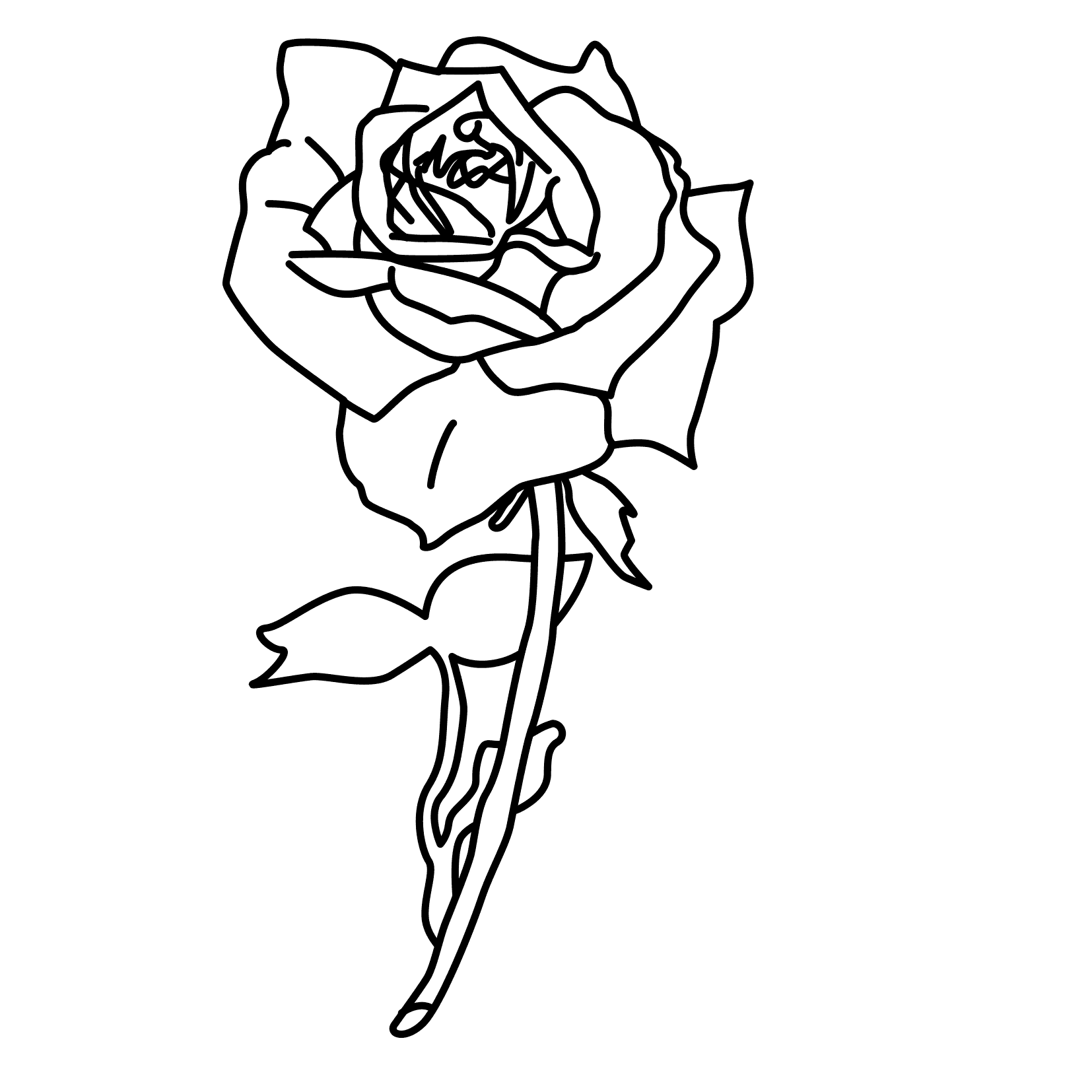 Rose Coloring Pages | ColoringMates.