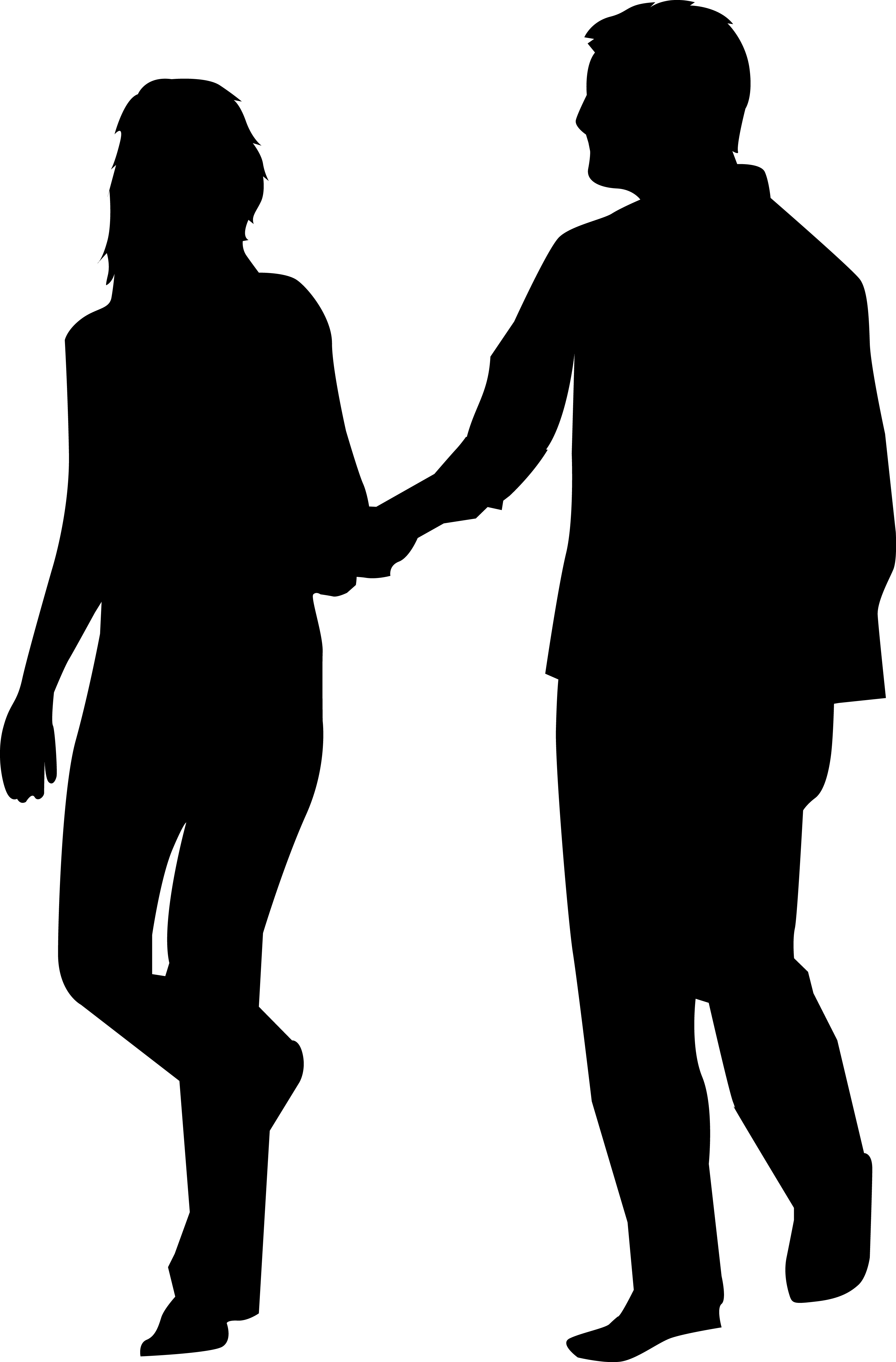 Silhouette Of Man And Woman - ClipArt Best