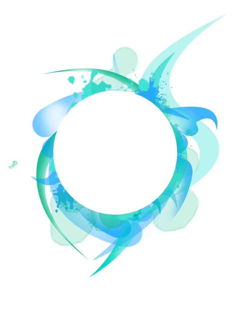 486 blue abstract frame 02