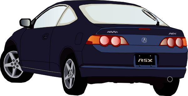 Acura Car clip art Free Vector
