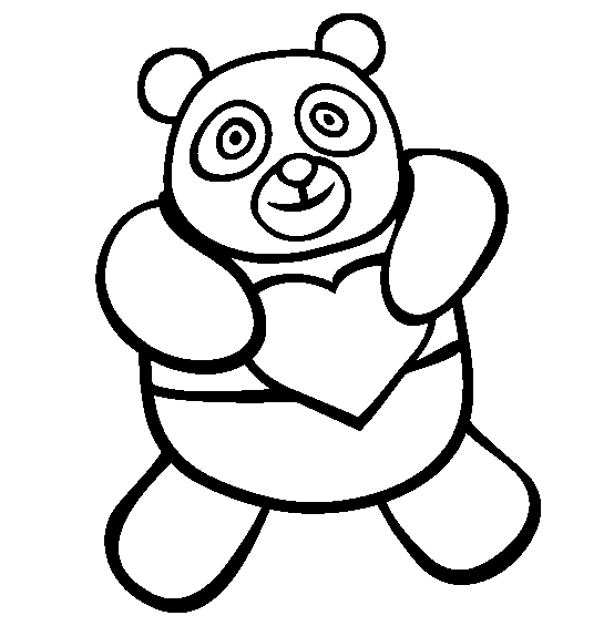 Panda Outline - ClipArt Best