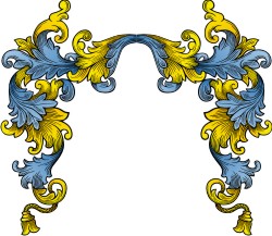 Advanced Mantling Clipart for Custom Coat of Arms
