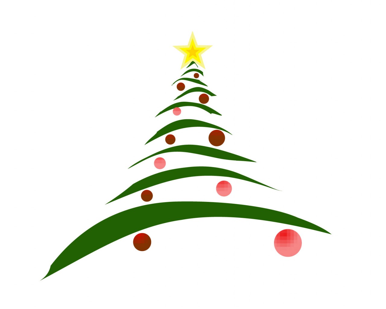 Christmas Tree Drawing — Stock Vector © Cienpies 2127690 on ...