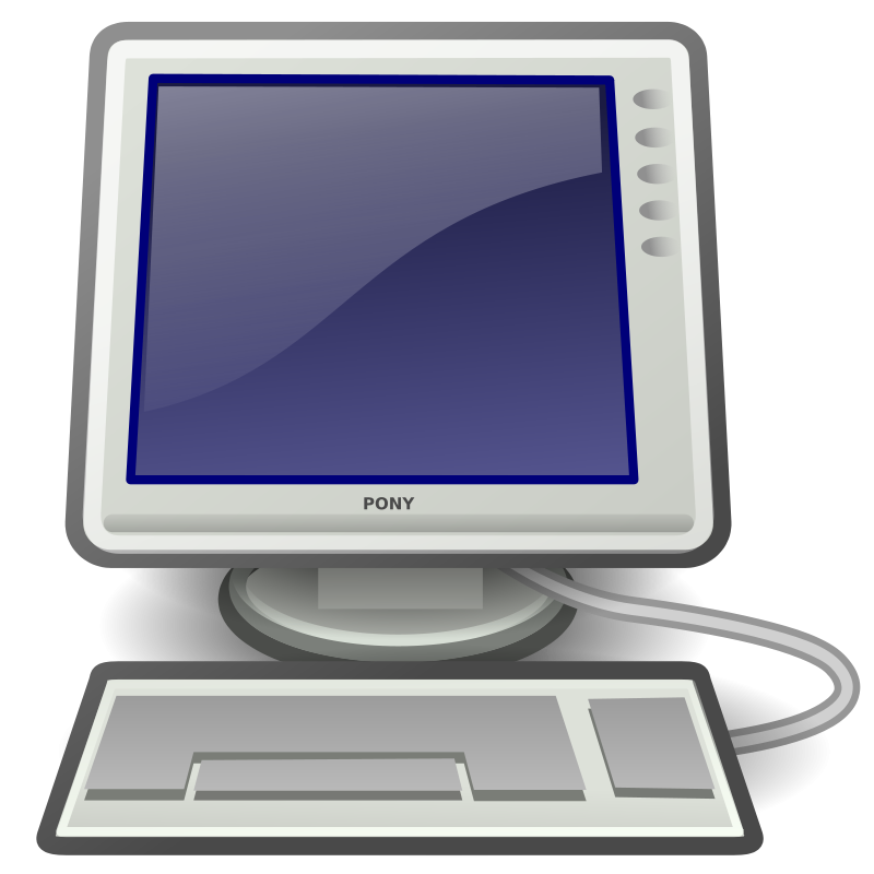 Free to Use & Public Domain Desktop Computer Clip Art
