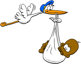 Stork With Baby - ClipArt Best