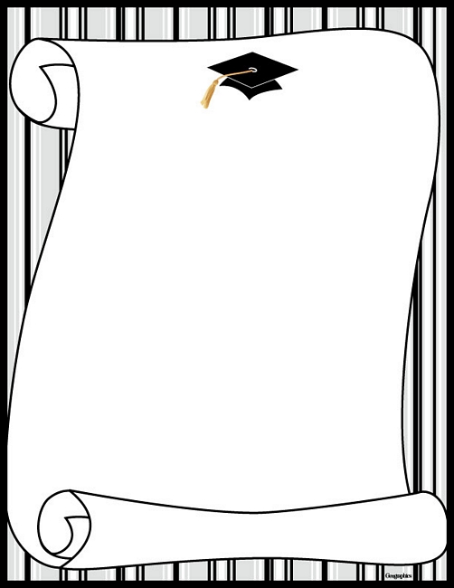 Class of 2013 Scroll Graduation Letterhead