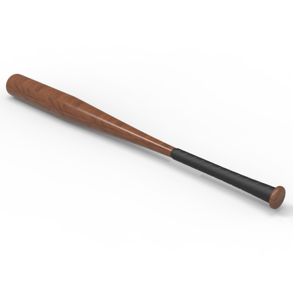 baseball bat 3d obj