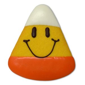 Decorated Sugar Cookies - Candy Corn Halloween Cookies - by ...