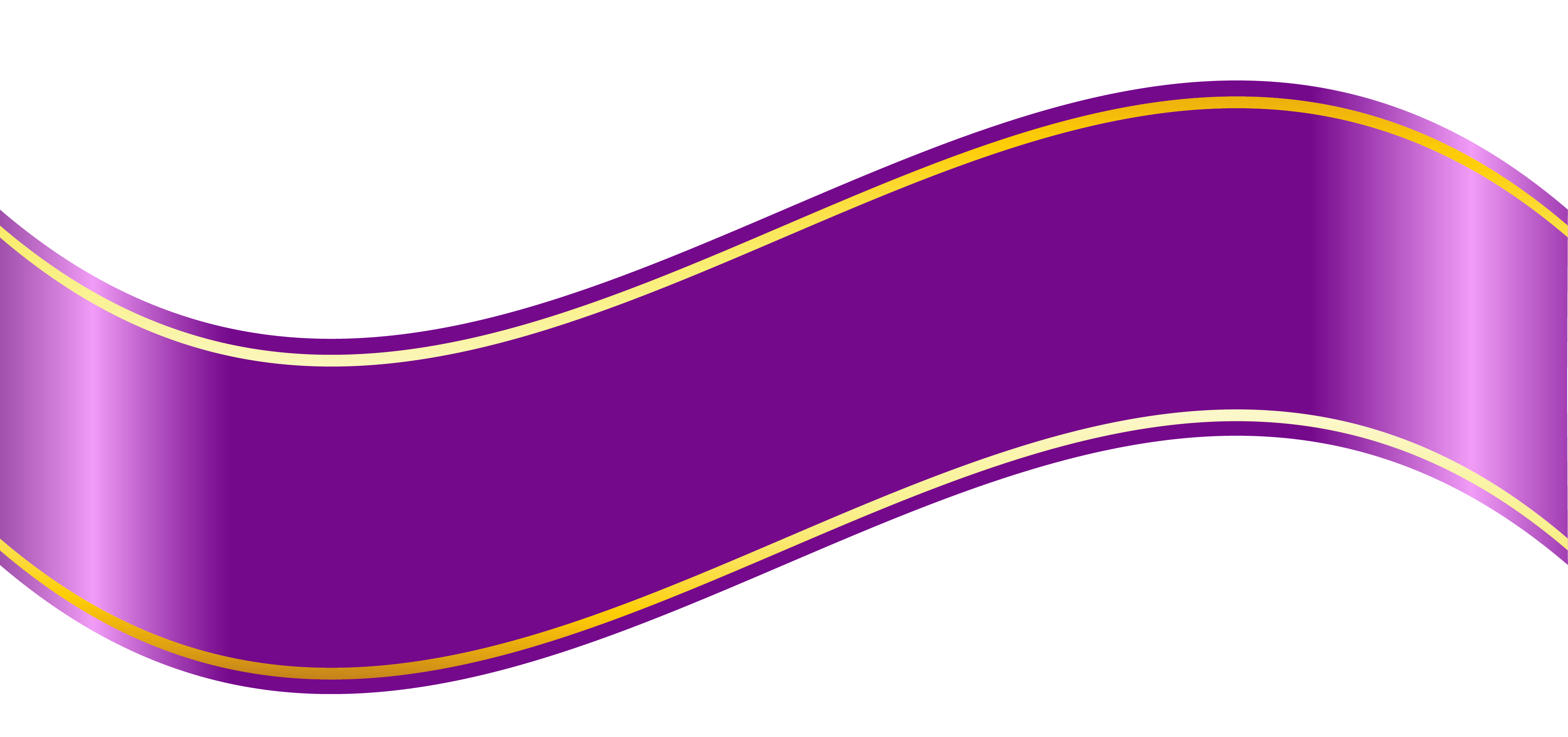 Purple Banner PNG Clipart