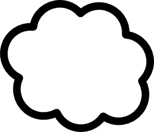 Cloud clip art - vector clip art online, royalty free & public domain