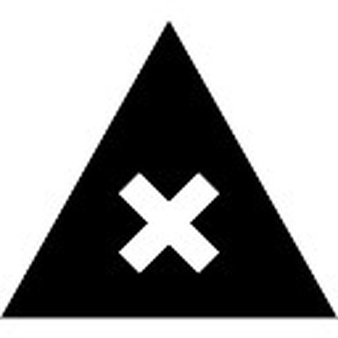 Danger triangular symbol with bolt sign inside Icons | Free Download