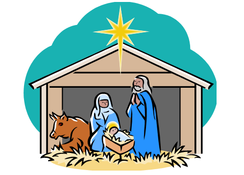 Nativity Scene Clip Art - Tumundografico